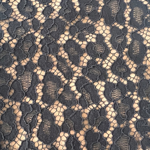 Michael Kors Feather Embellished Corded Lace Dress Size XXS - Picture 10 of 11